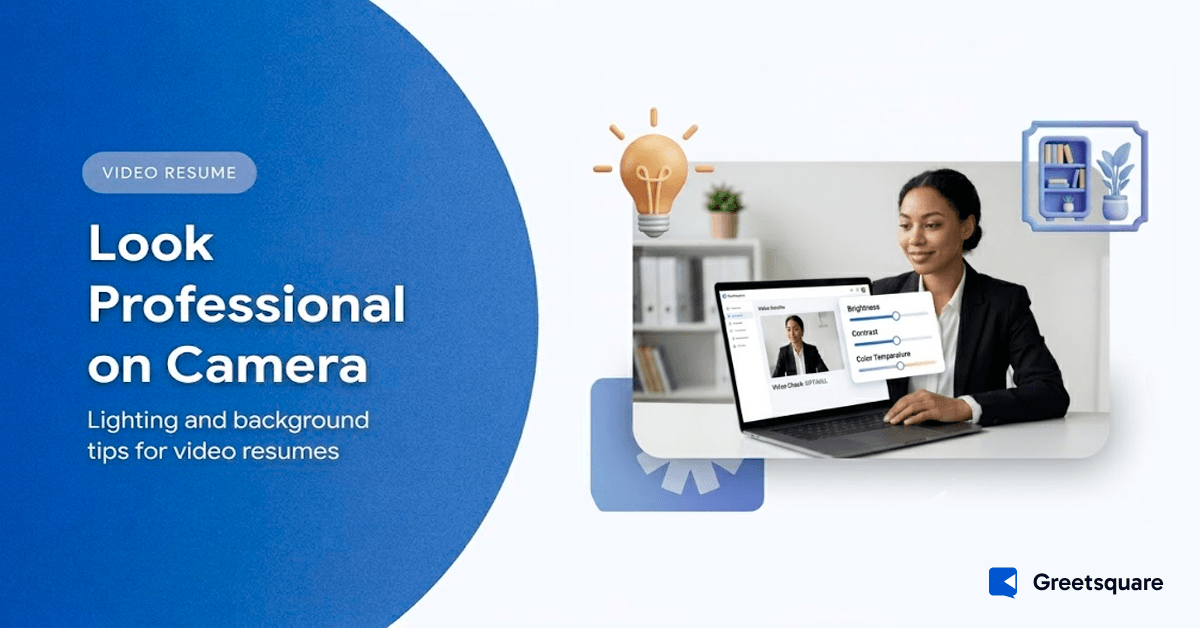 The Perfect Home Setup: Lighting and Background Tips for Professional Video Resumes