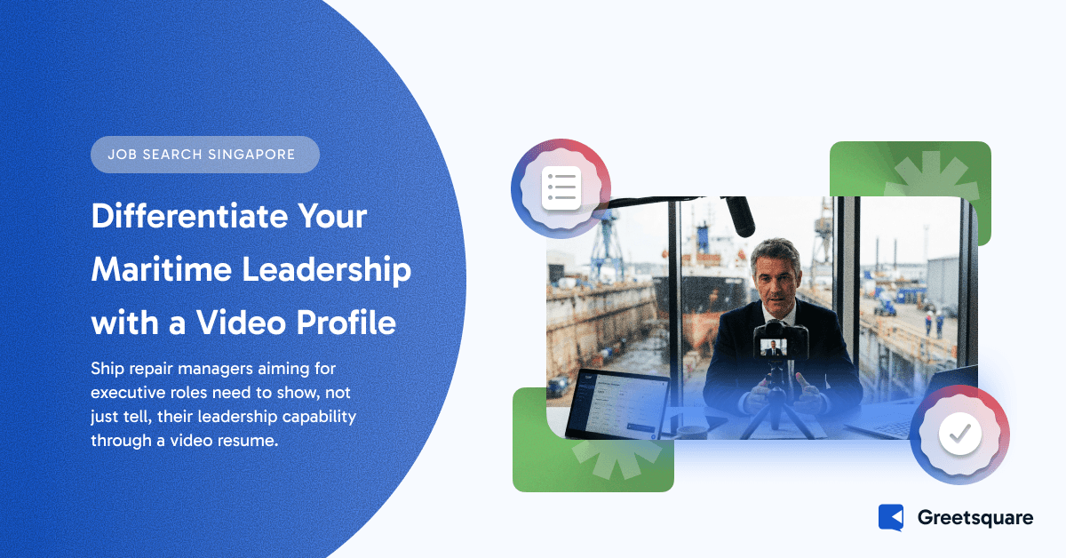 Ship Repair Manager: Elevate Your Career with a Video Profile