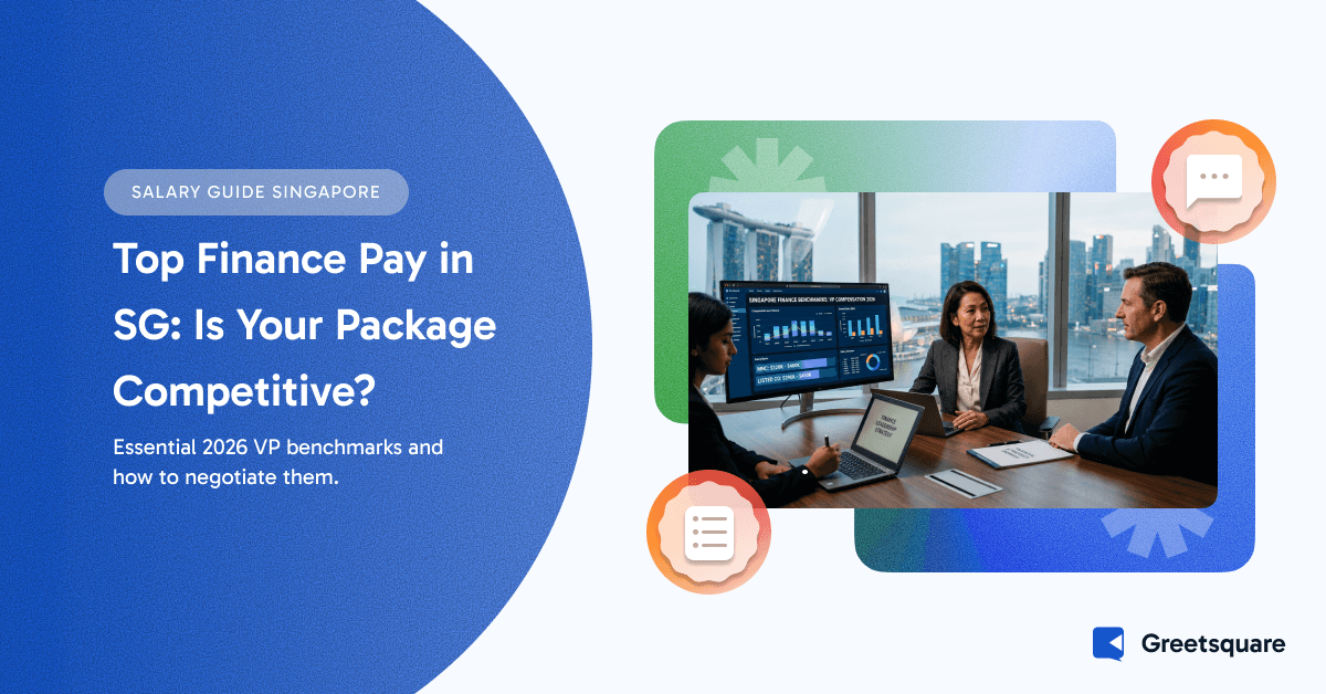 VP Finance Salary Singapore 2026: Pay Benchmarks for Senior Finance Leaders