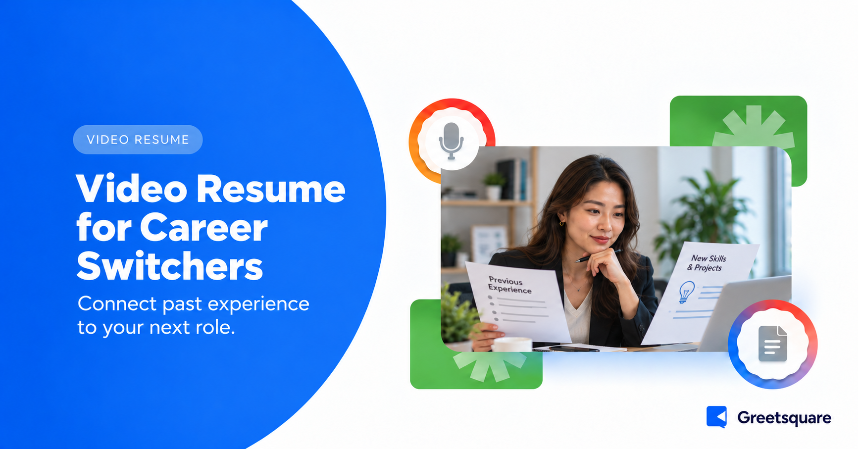 Professional connecting previous experience with preparation for a new career.